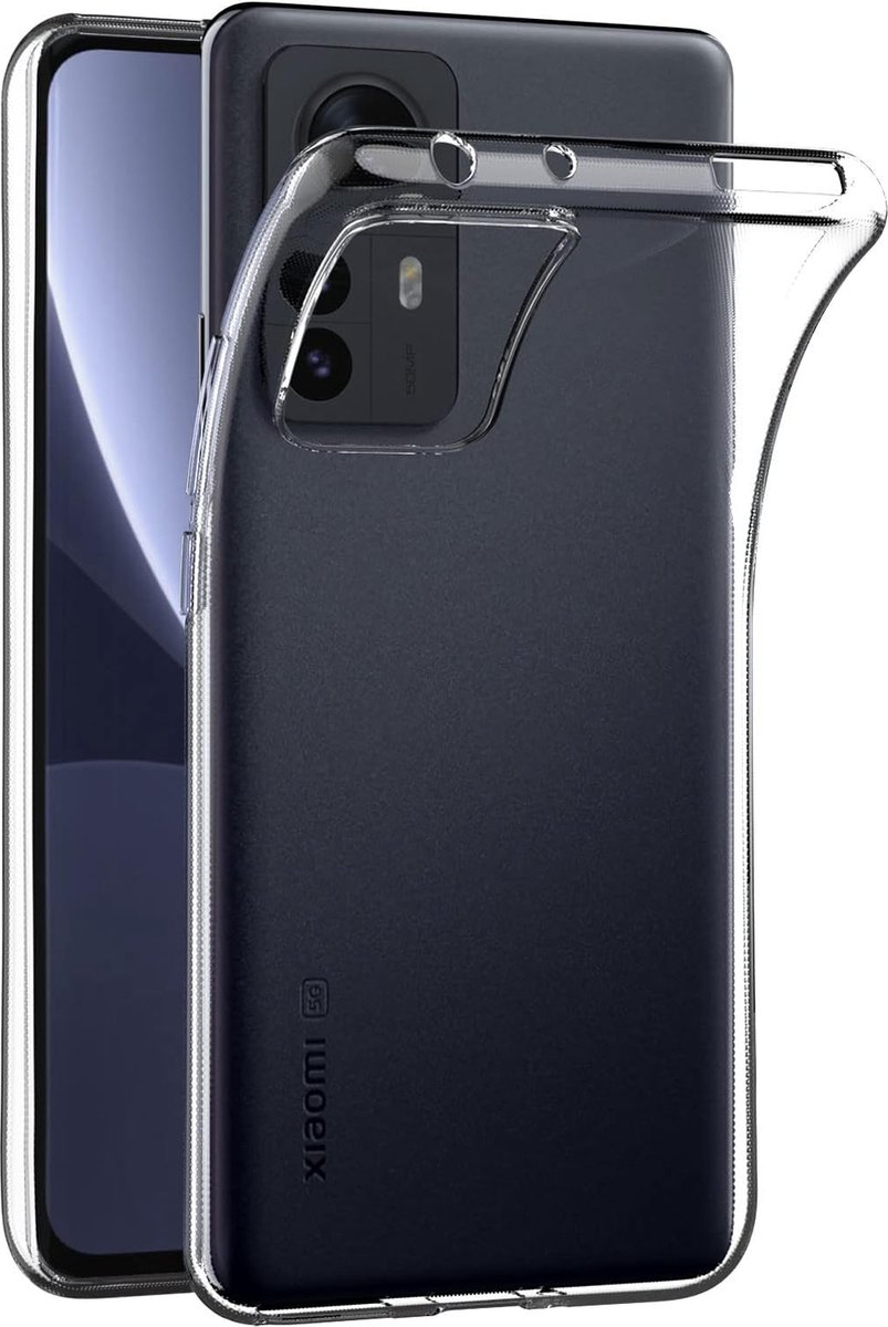 Flexibele achterkant Silicone hoesje Transparant Geschikt voor: Xiaomi 12 Pro