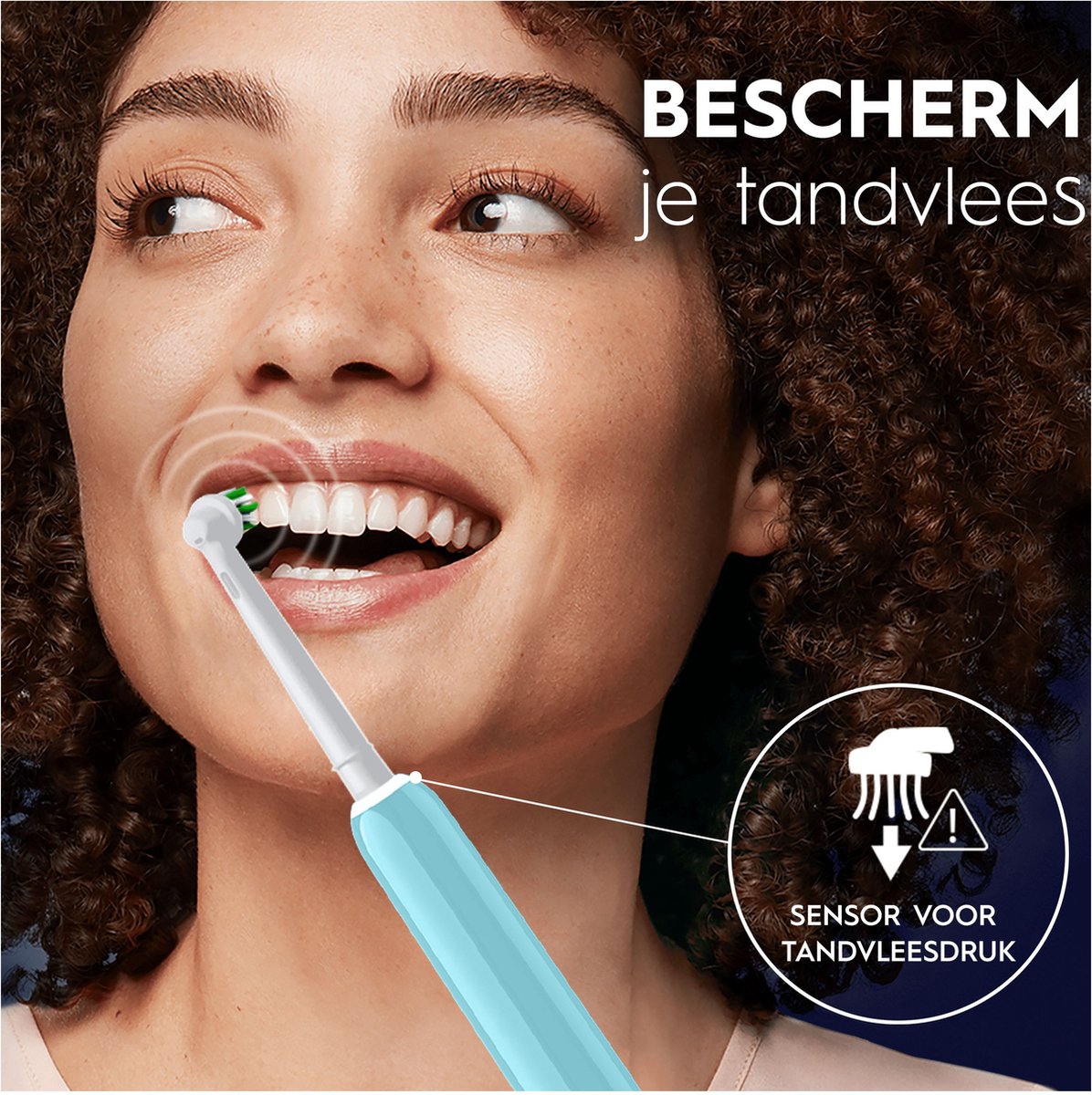 Oral-B Pro Series 1 Elektrische Tandenborstel - Blauw/Zwart - afbeelding 3
