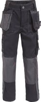 DASSY® Seattle Kids Pantalon multipoches bicolore - maat 152 - NOIR/GRIS CIMENT