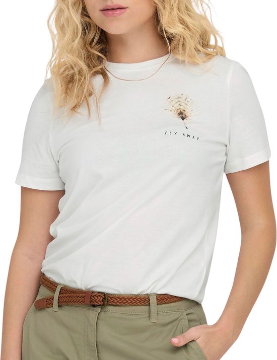 T-shirt Only Life Feathers Femme - Taille S