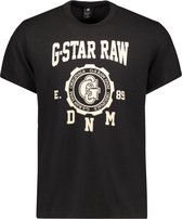 G-Star RAW T-shirt Collegic R T D24447 D593 Dk Black Mannen Maat - XL