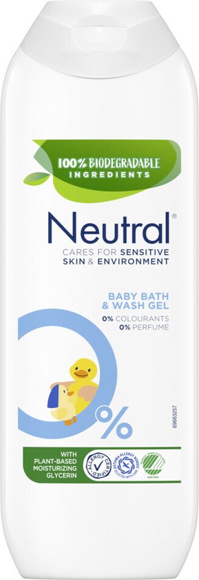 Neutral Baby Bad- en wasgel - 250 ml