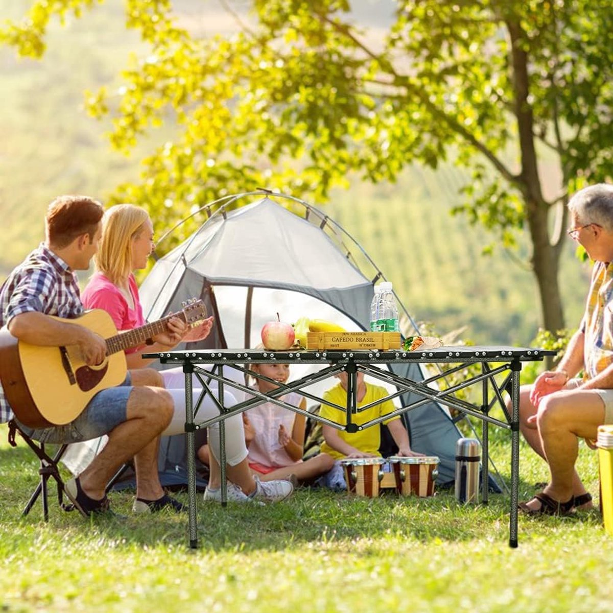 Klaptafel met 4 stoelen - Compacte en praktische set voor een slimme