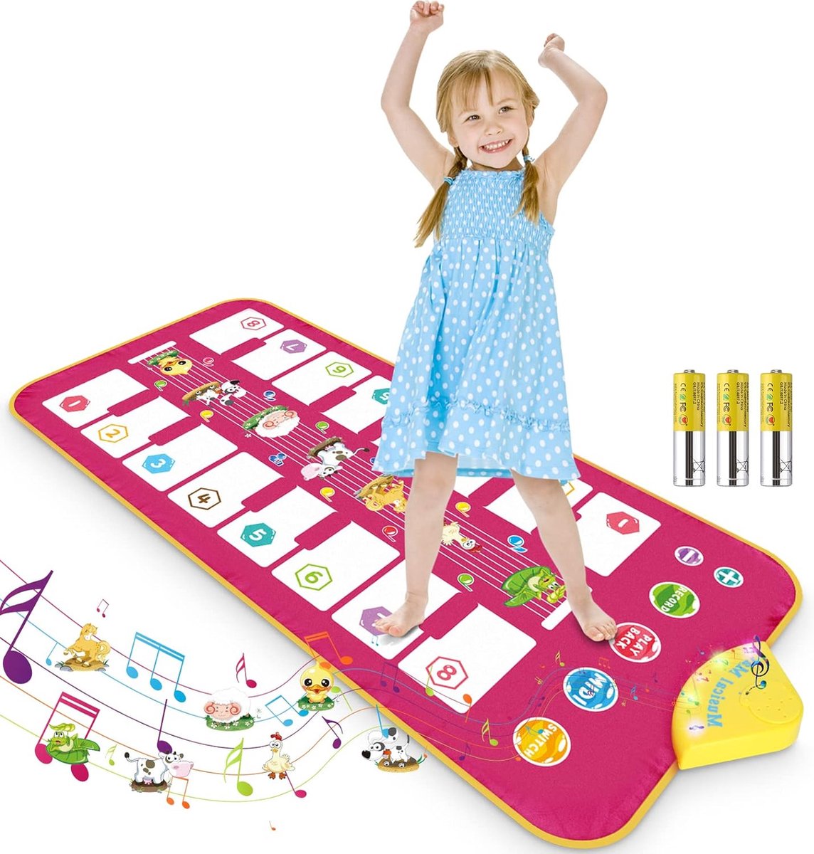 Equivera Dansmat - Dansmat Voor Meisjes - Muziekmat - Interactieve Speelmat