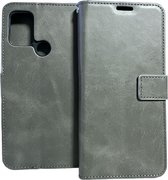 Housse de protection portefeuille pour : Oppo A53 / Oppo A53S - Grijs