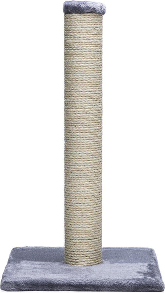 BEEZTEES Gina - Krabpaal - Stof - Grijs - 34x34x60 cm