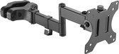 Bol.com Maclean - buis/post monitorsteun 28-60mm dubbele vouwarm 17-32'' max. 8kg MC-984 aanbieding