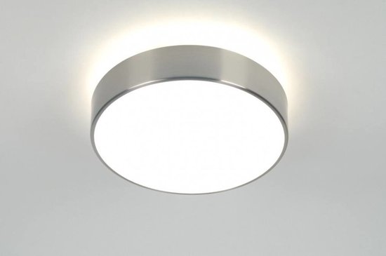 Lumidora Plafondlamp 70713 - Plafonniere - OLYMPIA - 2 Lichts - E14 - Wit - Staalgrijs - Metaal - Buitenlamp - Badkamerlamp - IP44 - ⌀ 26.5 cm