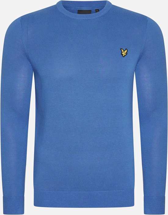 Lyle & Scott Cotton crew neck jumper - spring blue