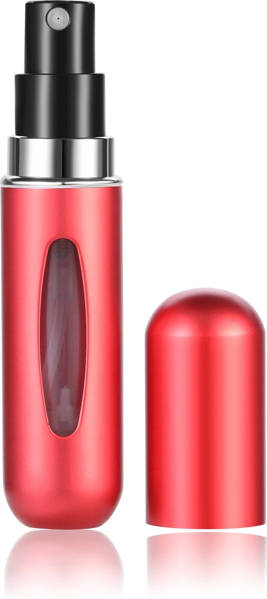 Go Go Gadget - Mini Parfumflesje - Navulbaar - Herbruikbaar - Draagbaar - Travel Size - 5ML - Rood