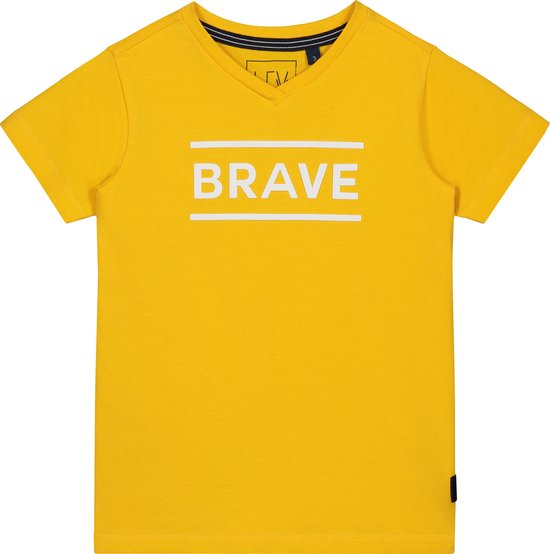 Levv shirt Gideon geel voor jongens - maat 86