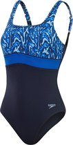 Speedo dames conteclipse shaping badpak blauw - 40