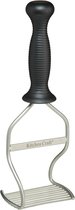 Craft Aardappelstamper, roestvrij staal, ergonomische handknop, zilver/zwart, hoogte: 27 cm, breedte: 5,5 cm