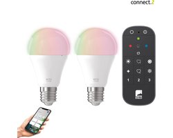 EGLO starter-z Starterspakket - 2x E27 RGB LED lampen - Afstandsbediening - Zigbee