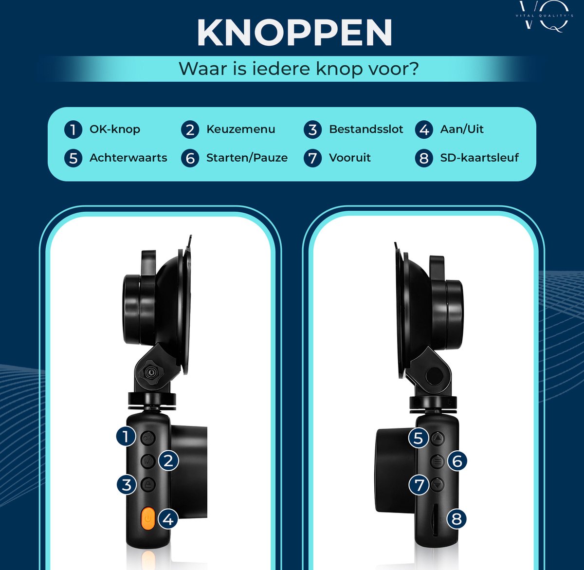 Dashcam Voor Auto Camera Voor 1080p Full HD - Incl. 64GB SD-kaart - Nachtvisie – foto 6