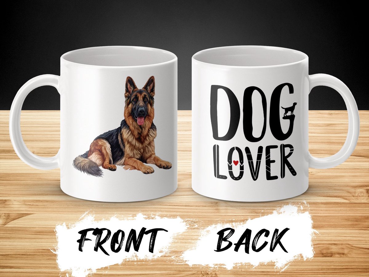 Mok German Shepherd dog - hond / dog lover