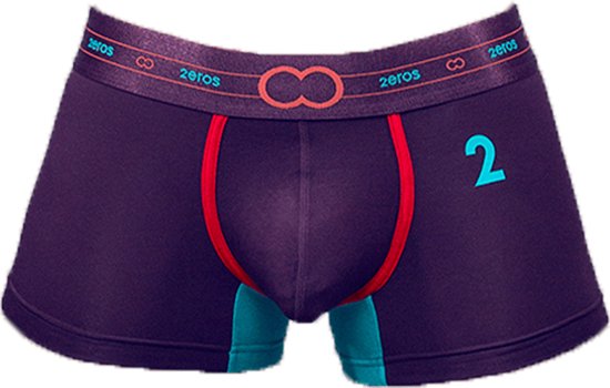 2EROS 2-Series Trunk Wine - MAAT S - Heren Ondergoed - Boxershort voor Man - Mannen Boxershort