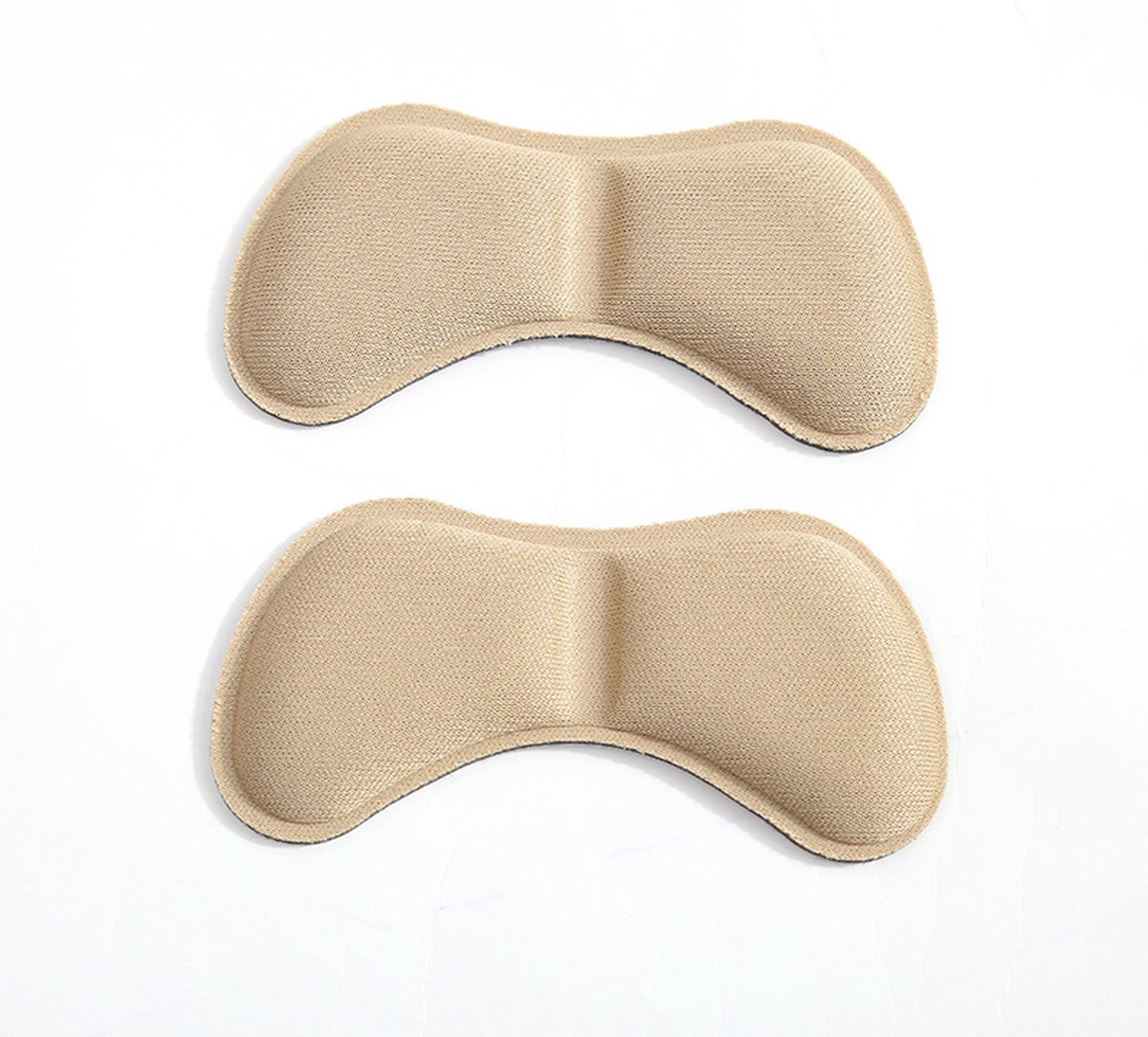 Hypify® | Premium Hielzooltjes | Type 1 | Anti-slip | Schoenmaat Universeel | Kleur beige wit | Hielkussentjes | Hielzolen | Hielbeschermers