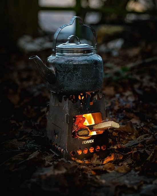 tent kachel / Draagbare Lichtgewicht - camping gas stove Portable collapsible, ‎12 x 12 x 16 cm — afbeelding 3