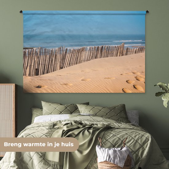 Tapisserie - Plage - Poteaux - Mer - 180x120 cm - Tapisserie
