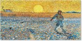 Schuttingposter De zaaier - Vincent van Gogh - 200x100 cm - Tuindoek