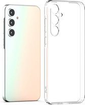 Geschikt voor Samsung Galaxy A35 Hoesje - Siliconen - A35 Hoesje Transparant Siliconen Case