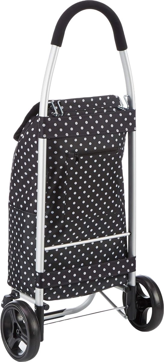 Boodschappentrolley, marktwagen, 6 wielen – 3 wielen per kant 2-in-1, kinderwagen, opvouwbaar, steekwagen, trappenhuis, blauw