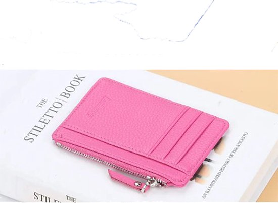 Mini portefeuille Trendy - Porte-carte de crédit - Porte-carte - Rose