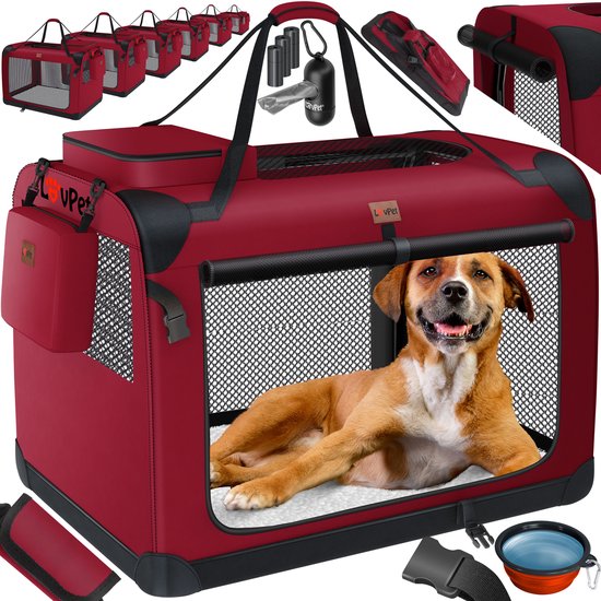 Lovpet® Boîte de transport pour chiens et chats, XL 81 x 58,4 x 58 - Main Image