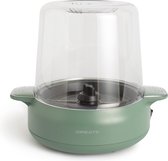 CREATE - Popcornmaker met botersmelter, klaar in 5 minuten, Kleur Sage - POPCORN MAKER STUDIO