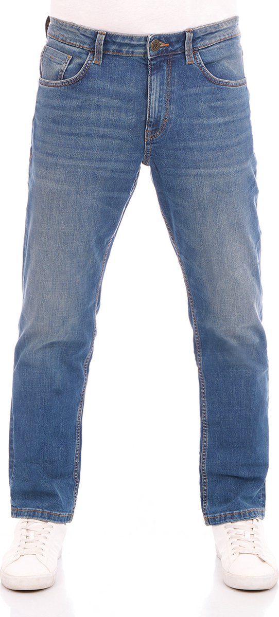 Tom Tailor Heren Jeans Broeken Marvin regular/straight Fit Blauw Volwassenen Denim Jeansbroek