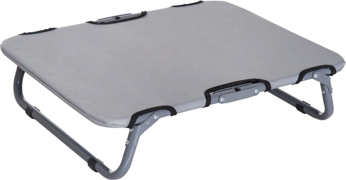 Hondenbed - Hondenstretcher - Honden ligbed - Hondenmand - Grijs - 59 x 46 x 15 cm