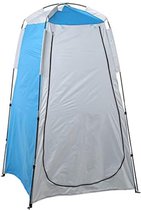 Douchetent - Omkleedtent - Wc tent - Toilettent - Camping - Wit|Blauw