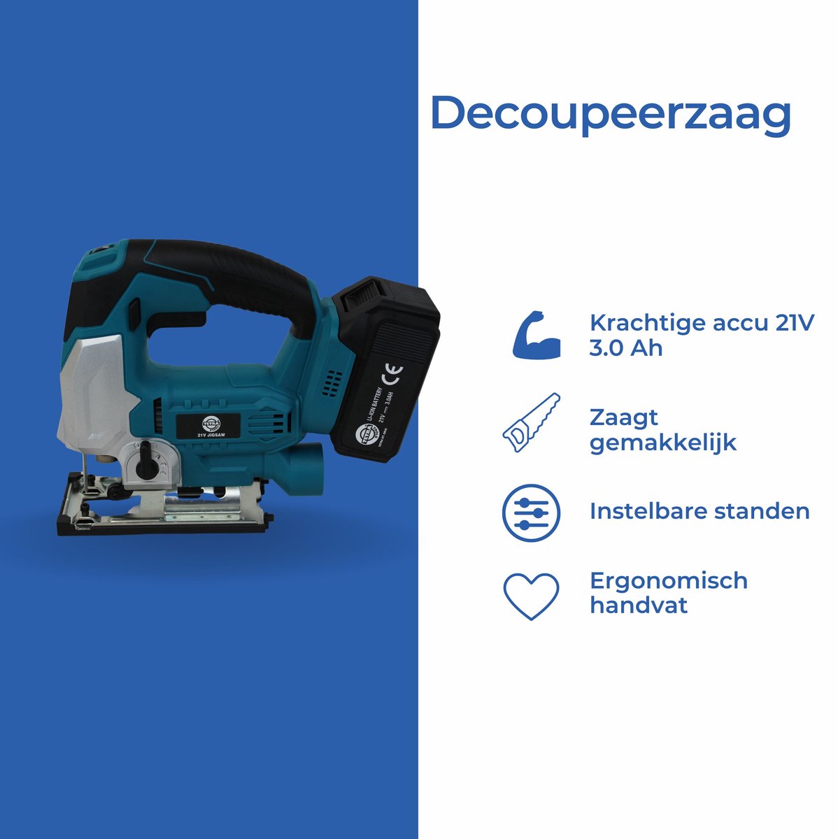 Accu Decoupeerzaag 20V | Excl. Accu en oplader kopen