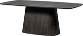 Bol.com WOOOD Leah Eettafel - MDF - Donkerbruin - 76x200x105 aanbieding