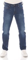 Mustang Heren Jeans Broeken Real X Oregon tapered Fit Blauw Volwassenen Denim Jeansbroek Spijkerbroek heren