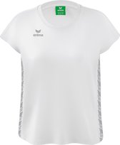 Erima Essential Team T-Shirt Dames - Wit / Monument Grey | Maat: 34