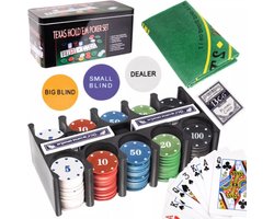 Ruhhy XL Complete Pokerset 200 Chips - Casino-ervaring Thuis