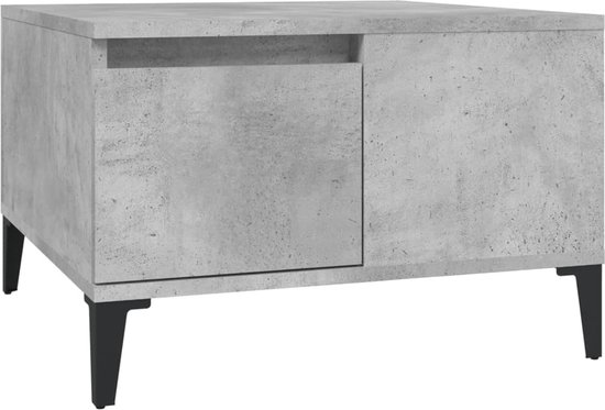 vidaXL-Salontafel-55x55x36,5-cm-bewerkt-hout-betongrijs