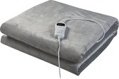 Bol.com Elektrische deken Archi warmtedeken 180x130 cm donkergrijs aanbieding