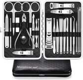 Professionele Manicureset - Manicure Set, Professionele Pedicure Kit, Nagelverzorging Gereedschap 16.7 x 11.2 x 3.2 centimetres