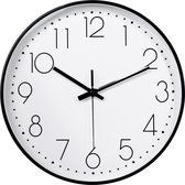 Klok blanche 30 cm - Horloge murale - Horloge murale - Horloge silencieuse - Klok