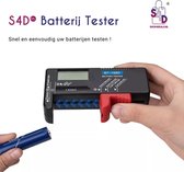 S4D® - Batterijtester - Batterij Tester Digitaal - Accu Tester - Snel en eenvoudig uw batterijen testen !