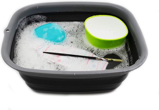 SAMMART Baignoire pliable de 10 L - Bassine à vaisselle pliable