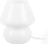 Leitmotiv Tafellamp Glass Vintage - Wit - Ø16cm - Modern,Scandinavisch