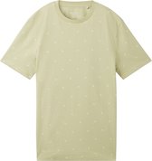 Tom Tailor T-shirt Allover Bedrukt T Shirt 1040860xx12 34832 Mannen Maat - S