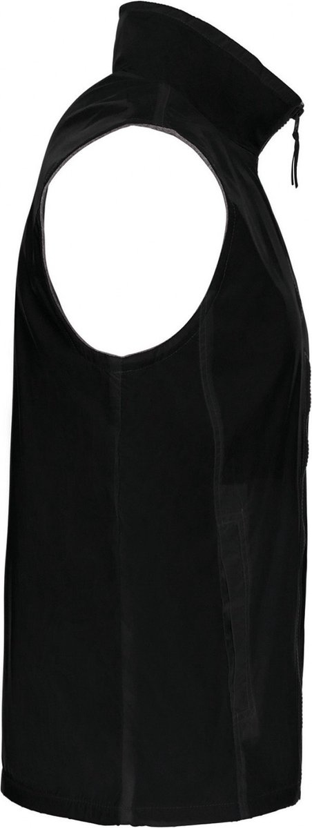 Kariban Met fleece gevoerde bodywarmer unisex K679 - Black / Grey - XL
