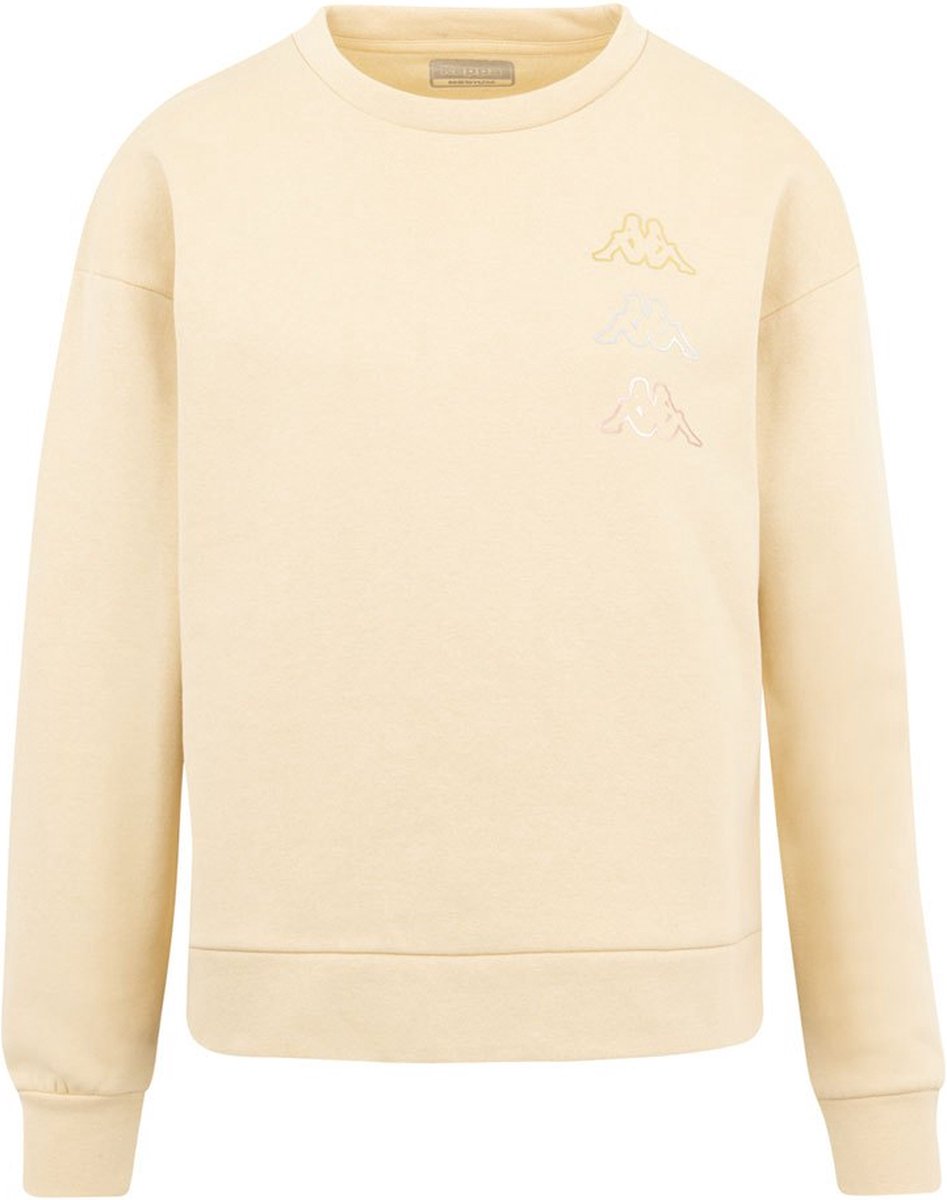 Kappa Kifoli Sweatshirt XL Vrouw Beige