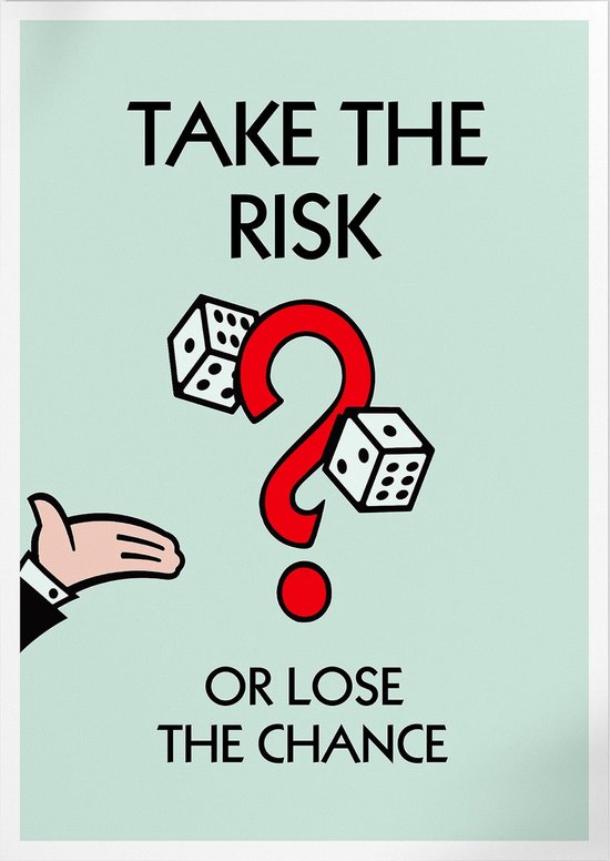Prenez le risque (Monopoly) | Affiche | A3 : 30 x 40 cm