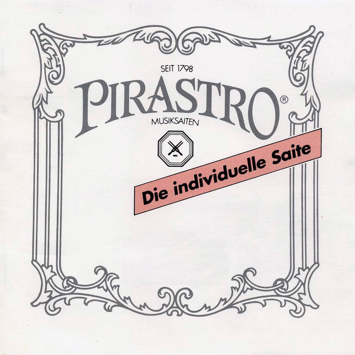 Pirastro P267520 pardessus (high-treble) string C-5 (15 1/4), gut core, silver-plated